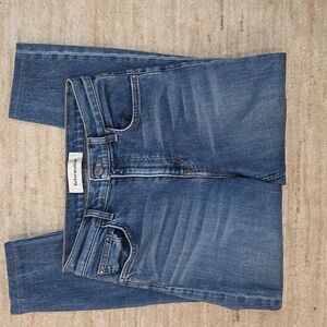 Reformation High & Skinny Jeans Danube Wash Petite 28